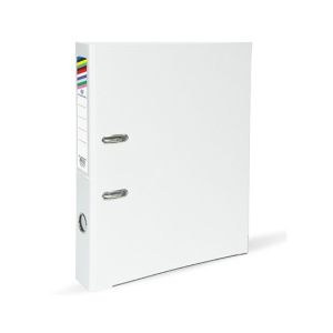 M Toys A4 D-Clip Box File White (0875)