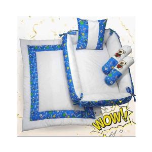 Maguari Baby Bed Set 5 Pcs Blue (0538)