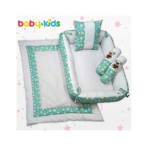 Maguari Baby Bed Set 5 Pcs Green (0536)