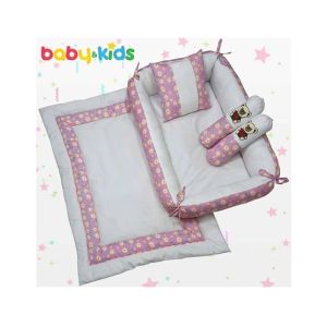 Maguari Baby Bed Set 5 Pcs Pink (0535)