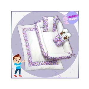 Maguari Baby Bed Set 5 Pcs Purple (0534)