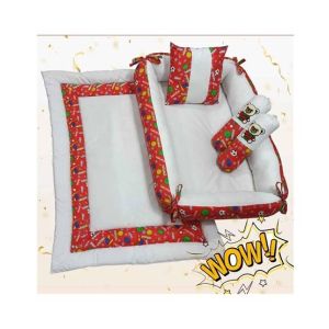 Maguari Baby Bed Set 5 Pcs Red (0537)