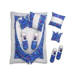 Maguari Baby Bed Set 6 Pcs Blue (0527)