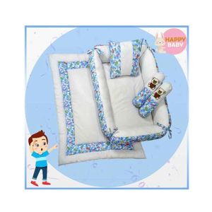 Maguari Baby Bed Set 5 Pcs Blue (0533)