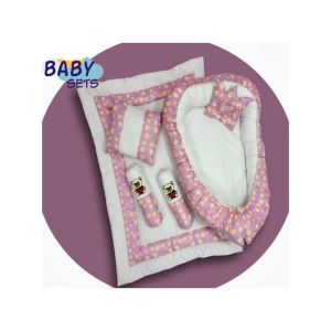 Maguari Baby Bed Set 6 Pcs Pink (0529)