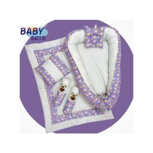 Maguari Baby Bed Set 6 Pcs Purple (0530)