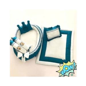 Maguari Crown Pattern Baby Bed Set 6 Pcs (0612)