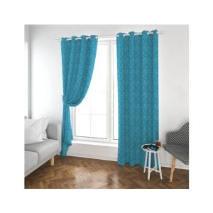 Maguari Lining Jacquard Curtains 2 Pcs Dark Purple