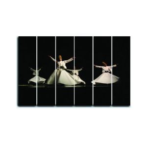 Maguari Sufi Canvas Medium Wall Frame 6 Pcs (0695)