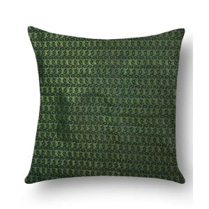 Maguari Taffeta Cushion Green