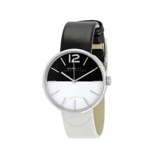 Marc Jacobs Leather Women’s Watch White and Black (MBM1366)