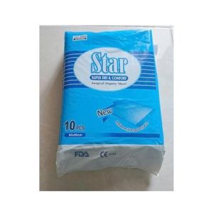 Medicine Point Star Super Dry & Comfort Dignity Sheet 10 Pcs