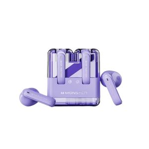 Monster Airmars True Wireless Gaming Earbuds (XKT-12)-Purple