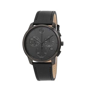Movado Bold Thin Chronograph Men's Watch Black (3600632)
