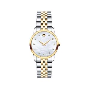 Movado Museum Classic Stainless Steel Women's Watch Two Tone (0606613)
