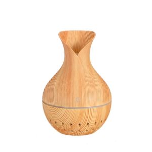 Muzamil Store Mini Aroma Air Humidifier Wooden Color 100ML 