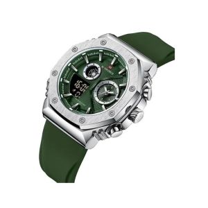 Naviforce Dual Time Edition Watch For Men Green (NF-9216t-3)