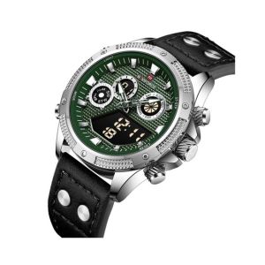 Naviforce Dual Time Exclusive Edition Watch For Men Black (Nf-9224-7)