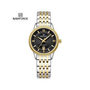 Naviforce Exlcusive Date Edition Watch For Woman's Two-Tone (Nf-8040l-3)
