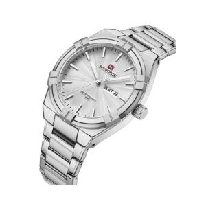 Naviforce Giorno Edition Watch For Men Silver (NF-9218-1)