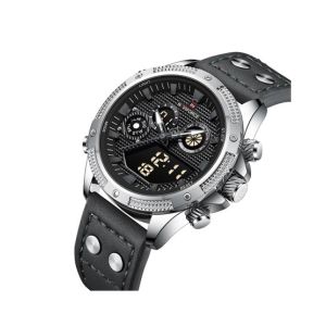 Naviforce Roman Number Date Edition Watch For Men Black (nf-9224-5)