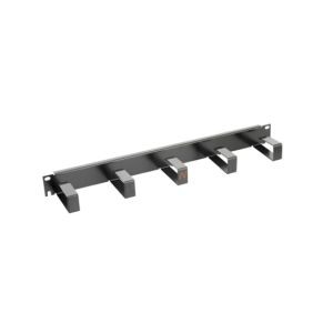 Nexans 1HU Patch Guide with Rings Cable Manager (N102.105BK)