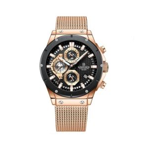 Naviforce Chronograph Men’s Watch Golden (NF-8027-4)