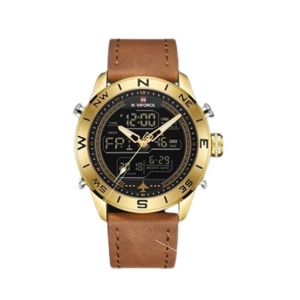 NaviForce Digital Men's Watch Brown (NF-9144-2)
