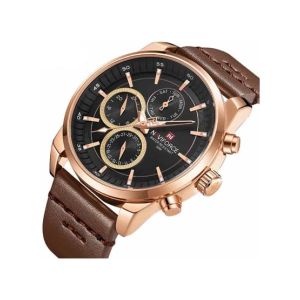 Naviforce Chronograph Edition Watch For Men - Brown (NF-9148-2)