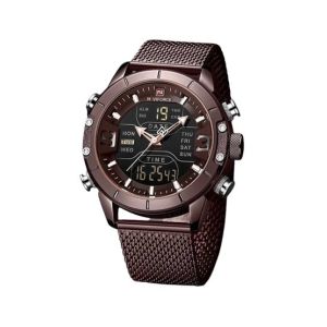 NaviForce Mesh Band Men's Watch Brown (NF-9153-2)