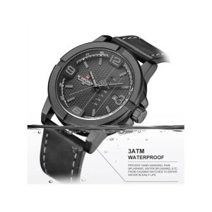 Naviforce Day & Date Edition Men's Watch Black (NF-9177-3)
