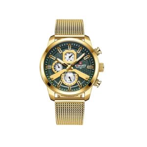 Naviforce Novicius Edition Watch For Men Golden (NF-9211-12)
