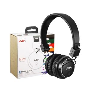 NIA Q8 Bluetooth Stereo Headset Fold-Able Black