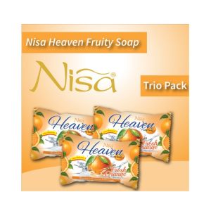 Nisa Heaven Fruity Soap Orange 155 Gm (Pack of 3)