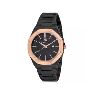 Bigotti Stainless steel Men's Watch Gun Metal (BGT0204-4)