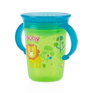 Nuby Twin Handle 360 Wonder Cup 240ml Green (NV0414001)