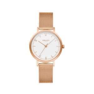 Obaku Brink Lille Rose Women's Watch Rose Gold (V248LXVIMV)