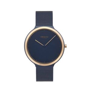 Obaku Satin Lille Ocean Watch For Women's Dark Blue (V269LXSLML)