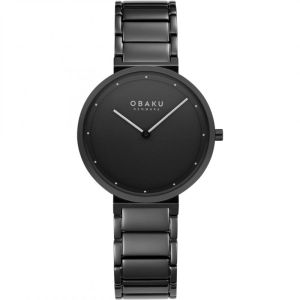 Obaku Klip Lille Watch For Men's Black (V258LXBBSB)