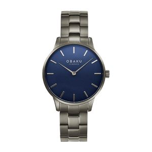 Obaku Lyng Phantom Watch For Men's Grey (V247GXULSU)