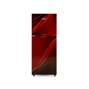 Orient Marvel 200 Glass Door Freezer-on-Top Refrigerator 7 Cu Ft Red
