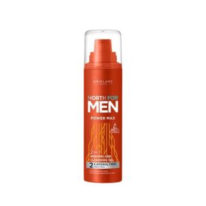Oriflame North For Men Power Max Shaving And Cleansing Gel - 200ml (38612)