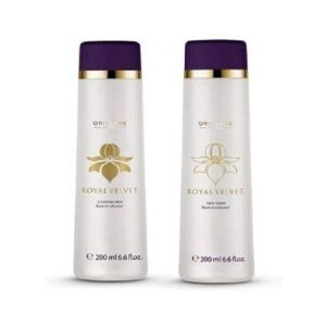 Oriflame Royal Velvet Cleansing Milk & Toner (Pack of 2)