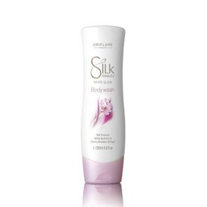 Oriflame Sweden Silk Beauty White Glow Body Wash 200ml (22713)