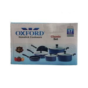 Oxford Non Stick Cookware Gift set Gift Set Blue - 17 Pieces