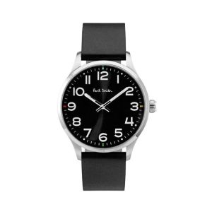Paul Smith Tempo Leather Men's Watch Black (P10061)