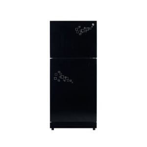 PEL Desire Glass Door Freezer-on-Top Refrigerator 13 cu ft Black (PRGD-150)