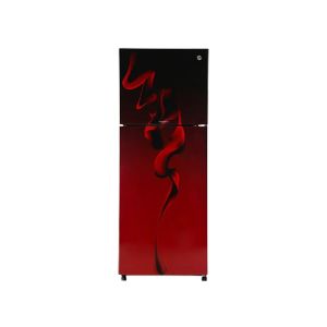 PEL InverterOn Flat Glass Door Freezer-on-top Refrigerator 10 Cu Ft (PRINVOGD-6360)-Maroon Blaze