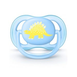Philips Avent 0-6M Ultra Air Pacifier For Boy Dinosaur (SCF544/10)