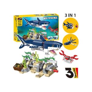 Planet X 3 in 1 Undersea Marine Animal Building Blocks Toys (PX-11553)